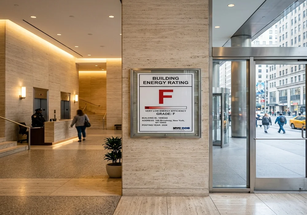 F Energy Grade for NYC Buildings