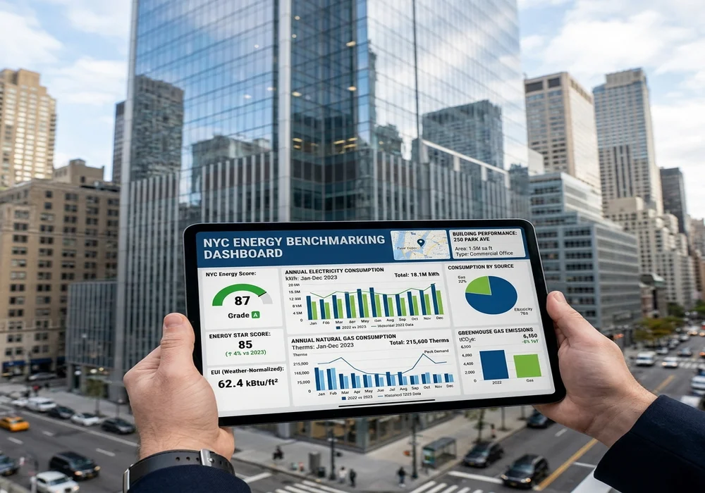 NYC Local Law 84 Energy Benchmarking Dashboard and Utility Data Charts