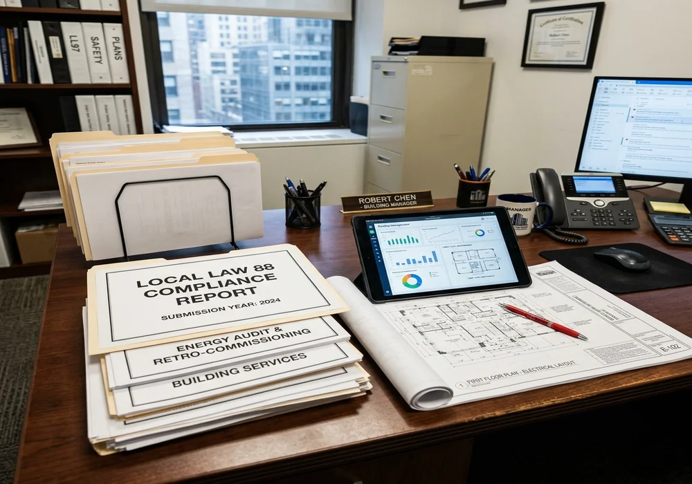 Property Managers Organizing LL88 Compliance Documents